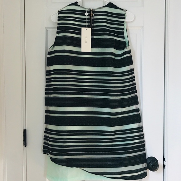 Sleeveless Dress - Mint Black - Picture 2 of 7